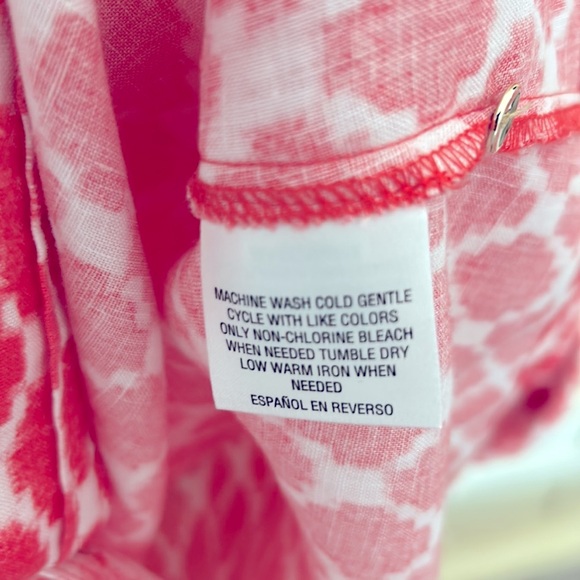 Charter Club linen blouse - Picture 3 of 4